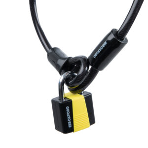 Oxford Loop Lock10 Hooped Cable + Padlock (10mm x 1.8m)